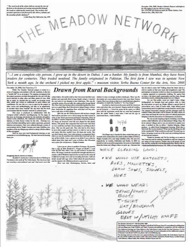 The Meadow Network newspaper 3. Collaboration: Myvillages.org