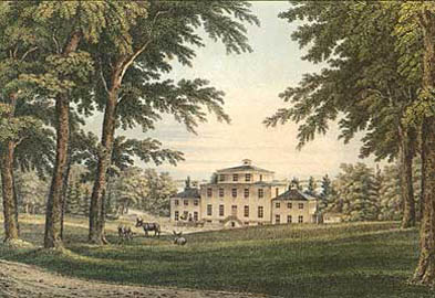 Sophienholm on a print by H.G.F. Holm, 1826-1828
